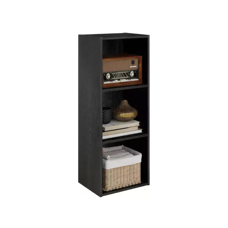 Libreria decorativa a 3 cubi, libreria aperta, organizer per giocattoli, orizzontale, verticale