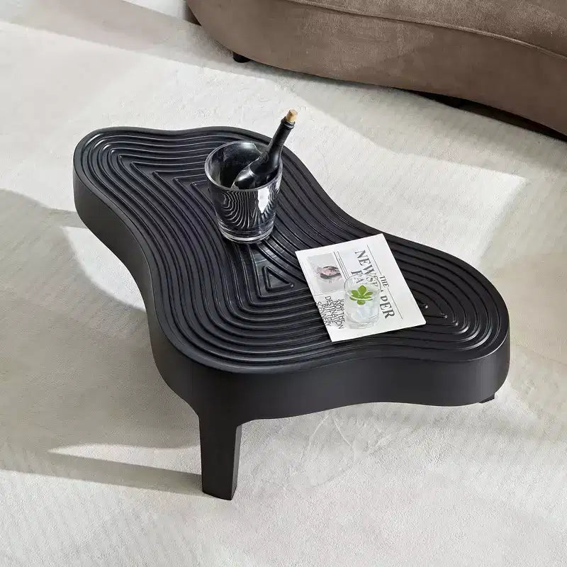 Tavolini da caffè rotondi moderni a incastro a 2 livelli, facili da montare per soggiorno/camera da letto/balcone/giardino