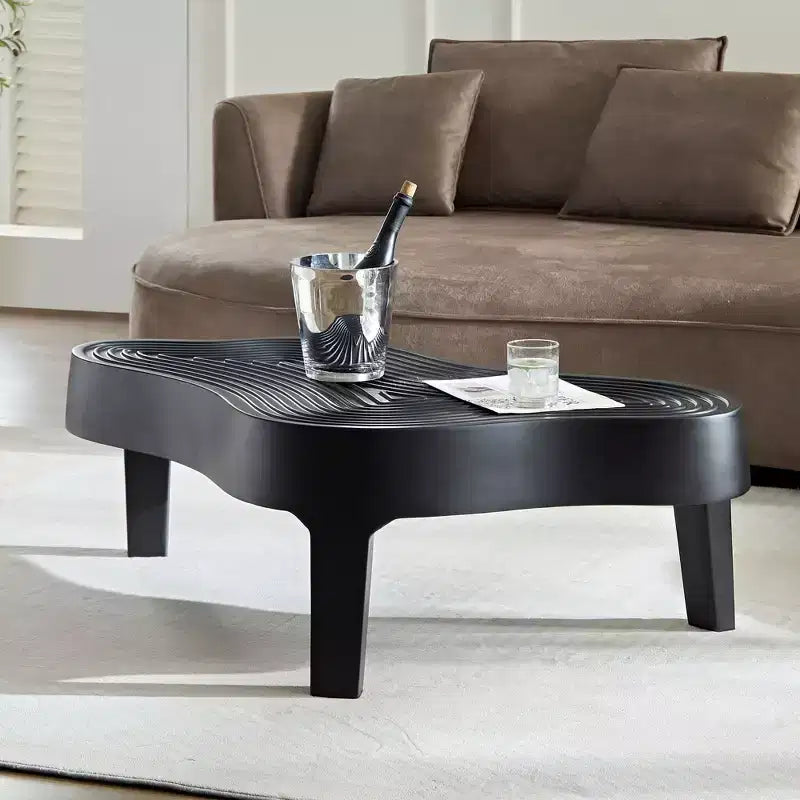 Tavolini da caffè rotondi moderni a incastro a 2 livelli, facili da montare per soggiorno/camera da letto/balcone/giardino