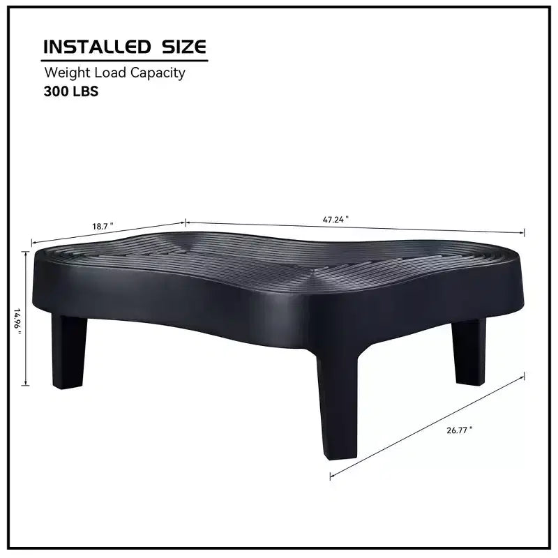 Tavolini da caffè rotondi moderni a incastro a 2 livelli, facili da montare per soggiorno/camera da letto/balcone/giardino