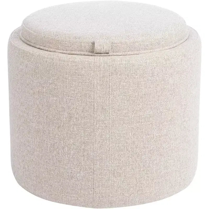 Elias 18 High Nathan Ginger Pouf contenitore con vassoio reversibile