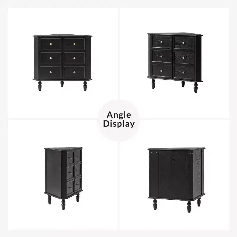 Mobile angolare a 2 ante Roland 30 H con gambe a fuso|ARTFUL LIVING DESIGNS