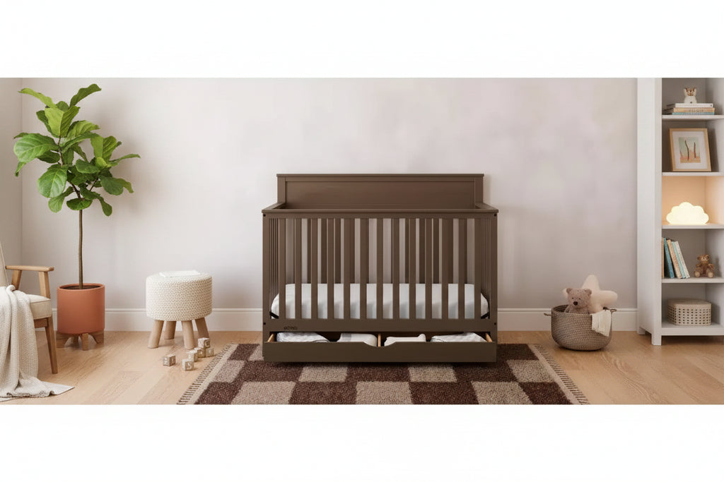 Culla trasformabile Shiloh con cassetto